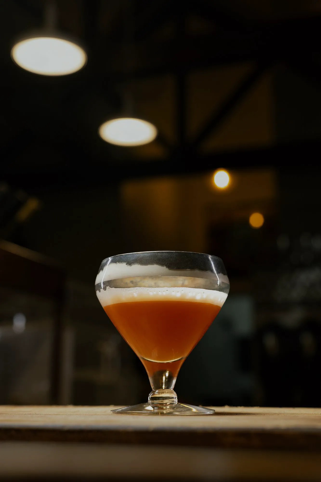 Stirred spirit-forward cocktail served over ice at Adesso
